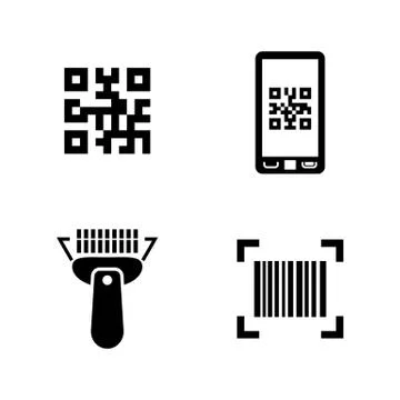 Check code. Simple Related Vector Icons イラスト素材