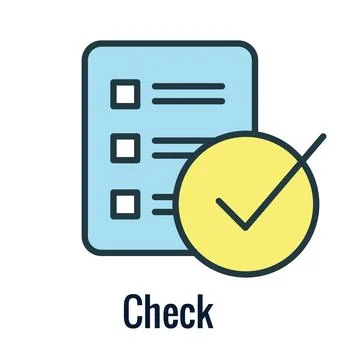 Check Concept for Plan Do Check Act Business Strategy  - Continuous Improve.. Illustrazione stock