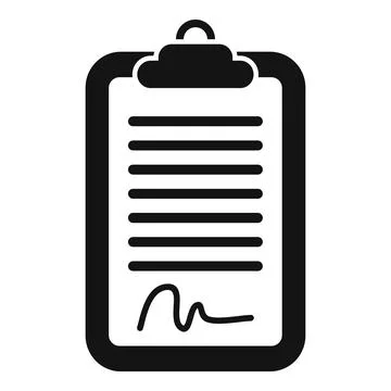 Check data user icon simple vector. Human security Illustrazione stock