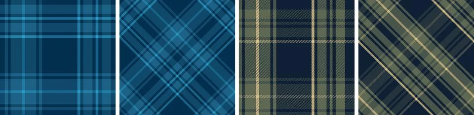 Check design seamless pattern tartan plaid for dress gingham,flannel skirt Illustrazione stock