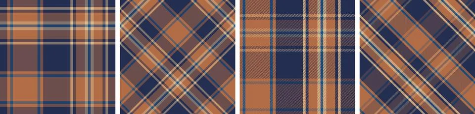 Check design seamless pattern tartan plaid for dress gingham,flannel skirt Stock Illustration