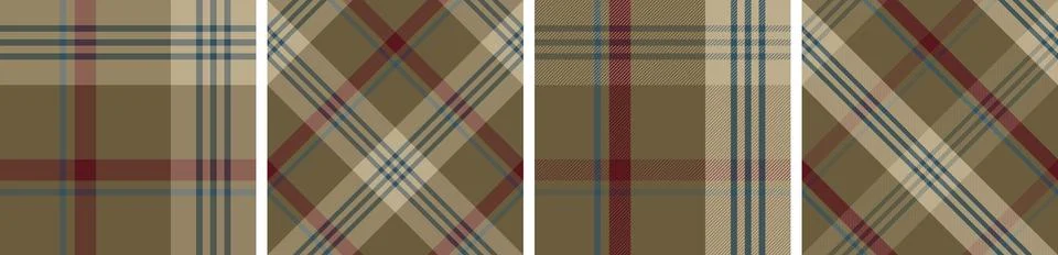 Check design seamless pattern tartan plaid for dress gingham,flannel skirt Stock Illustration