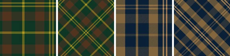 Check design seamless pattern tartan plaid for dress gingham,flannel skirt Stock Illustration