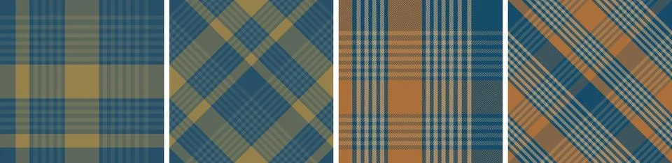 Check design seamless pattern tartan plaid for dress gingham,flannel skirt Illustrazione stock