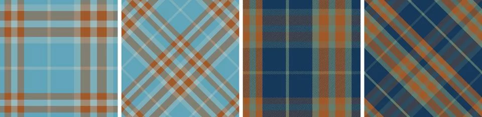 Check design seamless pattern tartan plaid for dress gingham,flannel skirt Stock Illustration