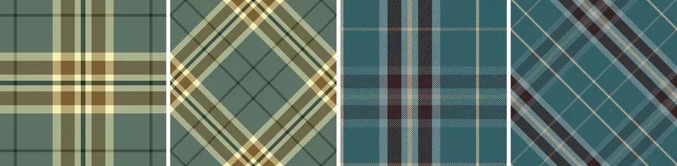 Check design seamless pattern tartan plaid for dress gingham Illustrazione stock