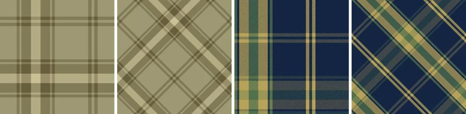 Check design seamless pattern tartan plaid for dress gingham,flannel skirt Stock Illustration