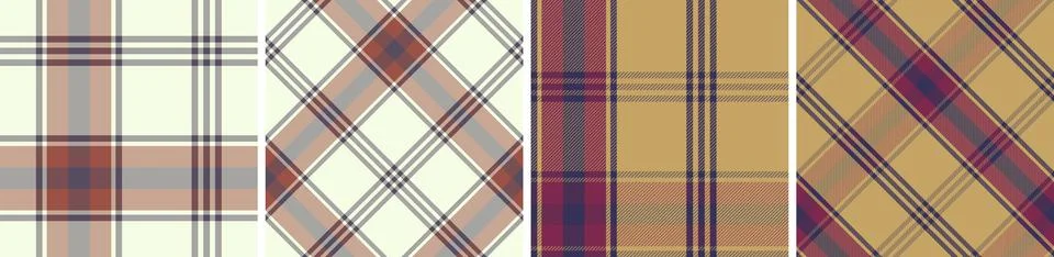 Check design seamless pattern tartan plaid for dress gingham,flannel skirt Illustrazione stock