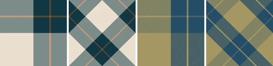 Check design seamless pattern tartan plaid for dress gingham,flannel skirt Illustrazione stock
