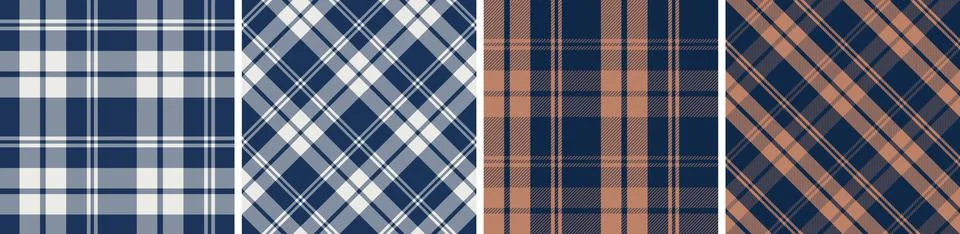Check design seamless pattern tartan plaid for dress gingham Illustrazione stock