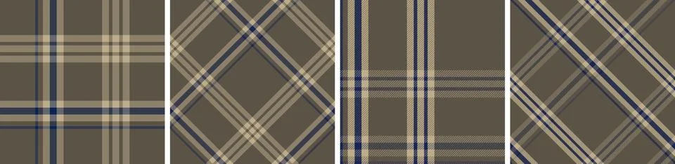 Check design seamless pattern tartan plaid for dress gingham,flannel skirt, Stock Illustration