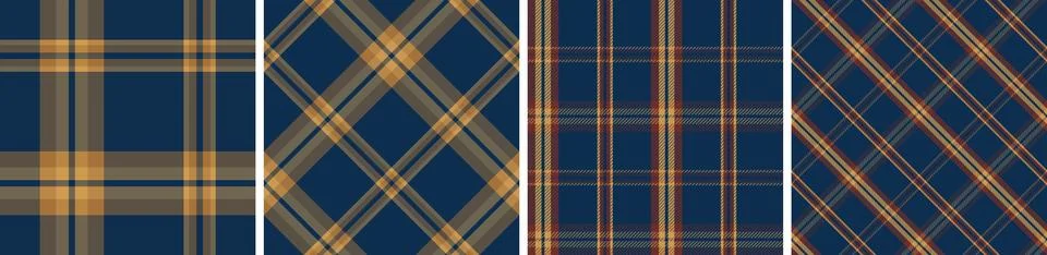 Check design seamless pattern tartan plaid for dress gingham,flannel skirt Illustrazione stock