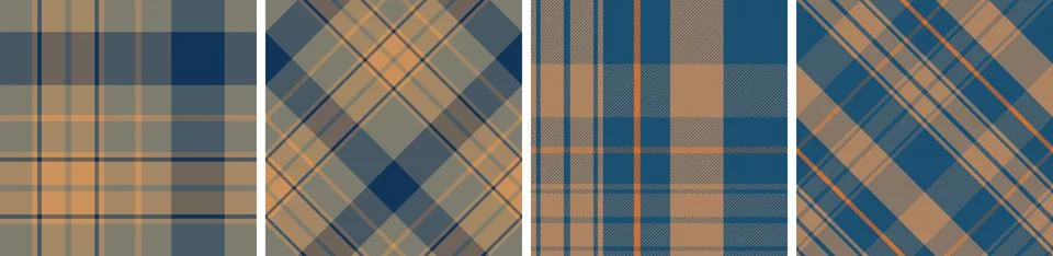 Check design seamless pattern tartan plaid for dress gingham,flannel skirt Illustrazione stock