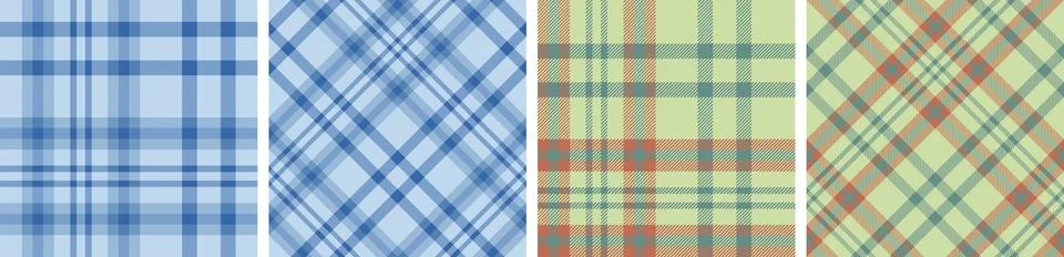 Check design seamless pattern tartan plaid for dress gingham,flannel skirt Stock Illustration
