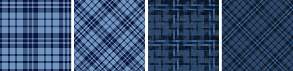 Check design seamless pattern tartan plaid for dress gingham,flannel skirt Illustrazione stock