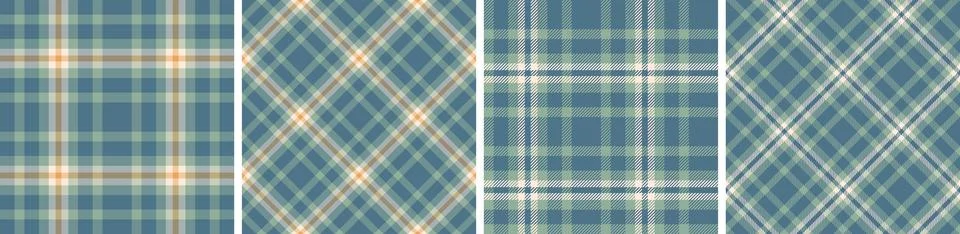 Check design seamless pattern tartan plaid for dress gingham,flannel skirt Stock Illustration