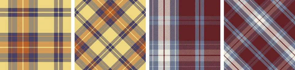 Check design seamless pattern tartan plaid for dress gingham,flannel skirt 스톡 일러스트