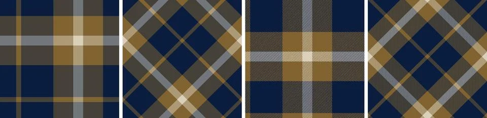 Check design seamless pattern tartan plaid for dress gingham,flannel skirt Stock Illustration
