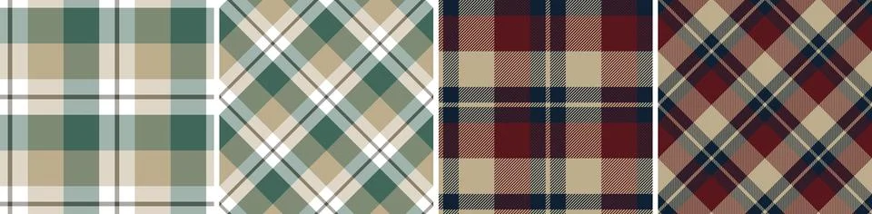 Check design seamless pattern tartan plaid for dress gingham,flannel skirt 스톡 일러스트