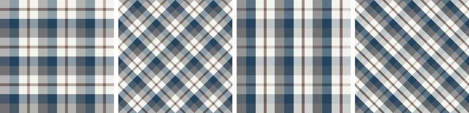 Check design seamless pattern tartan plaid for dress gingham,flannel skirt Illustrazione stock