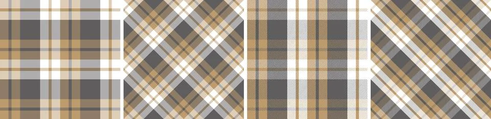 Check design seamless pattern tartan plaid for dress gingham,flannel skirt Illustrazione stock
