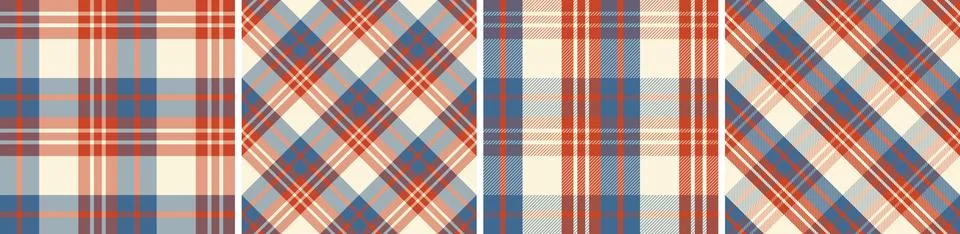 Check design seamless pattern tartan plaid for dress gingham,flannel skirt Stock Illustration