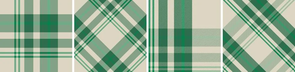 Check design set seamless pattern tartan plaid for dress gingham,flannel skirt Illustrazione stock