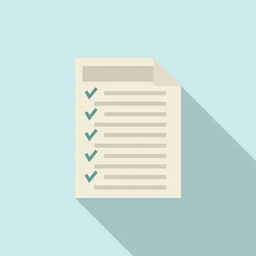 Check document online loan icon, flat style イラスト素材