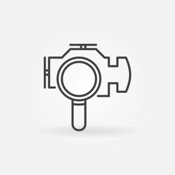 Check engine icon Stock Illustration