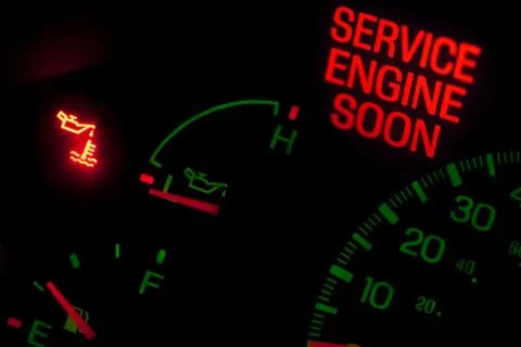 Check engine light Stock Photos