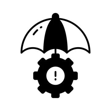 Check this eye catching vector of risk management in modern design style Illustrazione stock