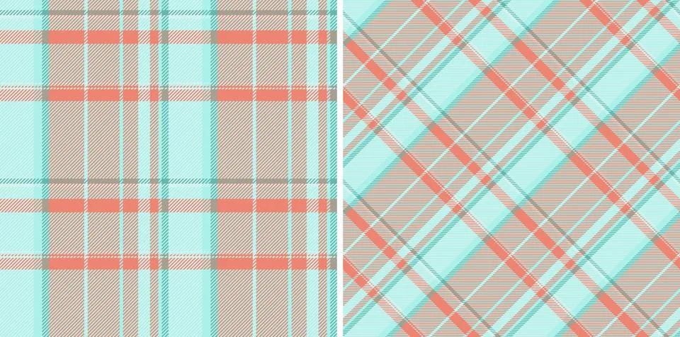 Check fabric background of textile seamless texture with a plaid vector tar.. Stock Illustration