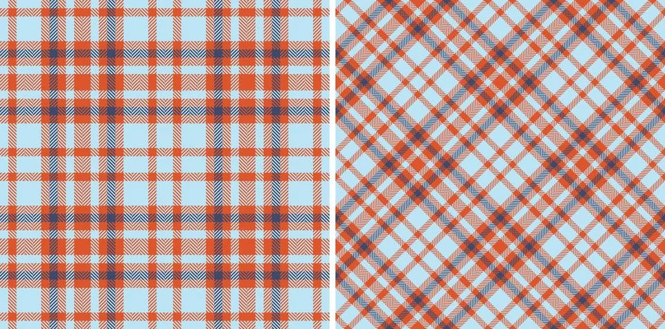 Check fabric seamless of plaid background tartan with a vector textile text.. Stock Illustration