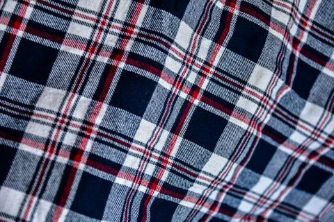 Check fabric texture. Stripe square background. Stock Photos