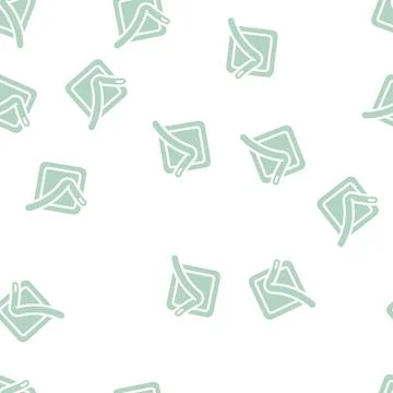 Check file glyph vector seamless pattern Stockillustratie