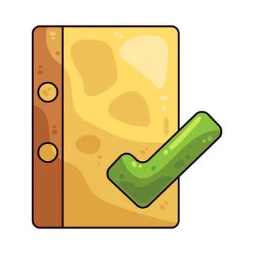 Check file illustration Stock Illustration