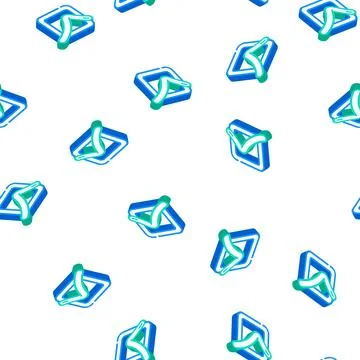 Check file isometric icon seamless pattern Stock Illustration