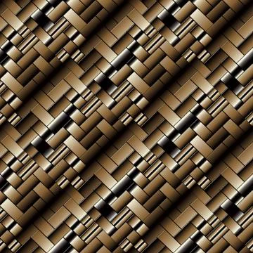 Check geometric seamless pattern. Abstract vector 3d textured background. 스톡 일러스트