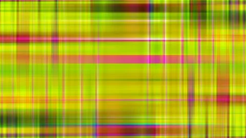 Check Grid Lines Stripes Cross Abstract Plaid Neon Yellow Pattern Video stock 153348611
