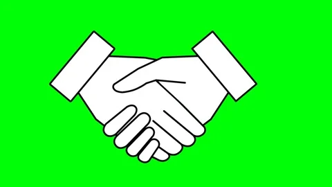 Check hands symbol Stock Footage 236610952