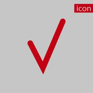 Check icon stock vector illustration flat design Ilustração Stock
