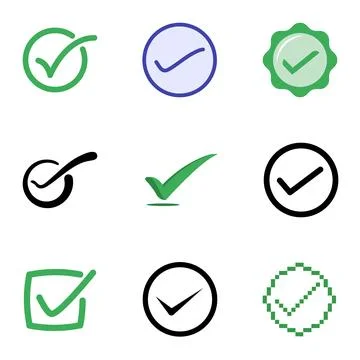 Check icon stock vector illustration Stock Illustration