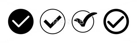 Check icon vector. check mark icon. check list button icon. ~ Clip Art ...