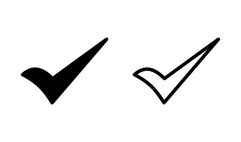 Check icon vector. check mark icon. check list button icon. イラスト素材