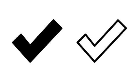 Check icon vector. check mark icon. check list button icon. イラスト素材