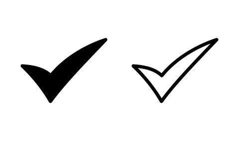 Check icon vector. check mark icon. check list button icon. Stock Illustration