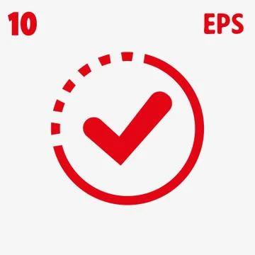 Check icon vector illustration. Flat design style イラスト素材