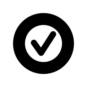 Check icon vector template illustration design Stock Illustration