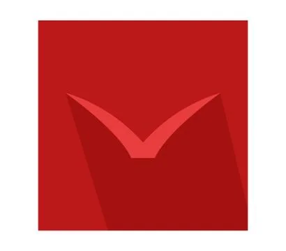 Check icon on white background Stock Illustration