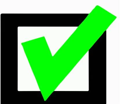 Check in icon on white background Stock Illustration